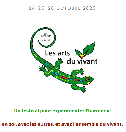 le festival des arts du vivants organisé par l'association les ateliers du calme les 25 et 26 octobre 2025 à Bassens